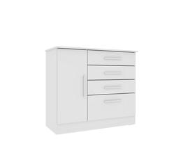 Cômoda Chicago 4 Gavetas 1 Portas Tcil Cômoda Chicago 4 Gavetas 1 Portas Tcil