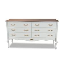 Cômoda Clássica Viena 6 Gavetas e Pés Luiz XV - Tommy Design