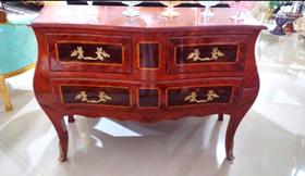 Cômoda Colonial Marchetaria Geometrica 03 Gavetas Madeira Cômoda Colonial Marchetaria Geometrica 03 Gavetas Madeira