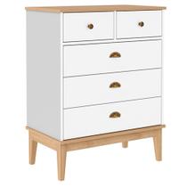Cômoda Colonial MB1020 5 Gavetas MDP e MDF Movelbento Cômoda Colonial MB1020 5 Gavetas MDP e MDF Movelbento