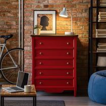Cômoda com 5 Gavetas 137,5x100cm Amsterdã