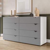 Cômoda com 8 Gavetas 150cm 240820 Linha Porto Politorno Móveis Cômoda com 8 Gavetas 150cm 240820 Linha Porto Politorno Móveis