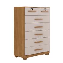 Cômoda Com Chave 7 Gavetas New Barcelona Cinamomo Off White Benetil Cômoda Com Chave 7 Gavetas New Barcelona Cinamomo Off White Benetil