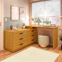 Cômoda com Escrivaninha em L com 6 Gavetas Leonie Yescasa