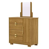 Comoda Com Espelho 4 Gavetas 1 Porta 93 Cm Bel Vlr Nature Comoda Com Espelho 4 Gavetas 1 Porta 93 Cm Bel Vlr Nature