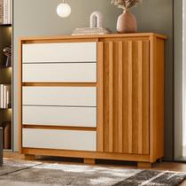 Cômoda com Sapateira 5 Gavetas e 1 Porta Duetto Cômoda com Sapateira 5 Gavetas e 1 Porta Duetto