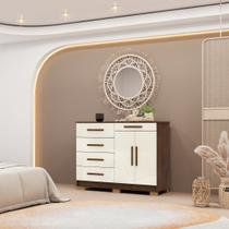 Cômoda com Sapateira 5 Gavetas e 2 Portas Cannes