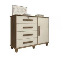 Cômoda Com Sapateira Grécia RV Freijo C/ Off White