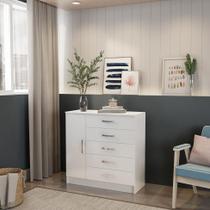 Cômoda com Sapateira Urano Branca