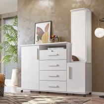 Cômoda Copacabana Branco - Lukaliam Móveis Cômoda Copacabana Branco - Lukaliam Móveis