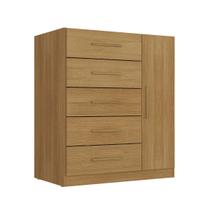 Cômoda Corais Quarto Com 5 Gavetas e 1 Porta 68cm Cômoda Corais Quarto Com 5 Gavetas e 1 Porta 68cm