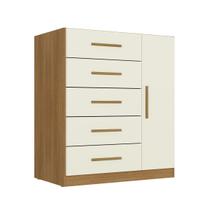 Cômoda Corais Quarto Com 5 Gavetas e 1 Porta 68cm Cômoda Corais Quarto Com 5 Gavetas e 1 Porta 68cm