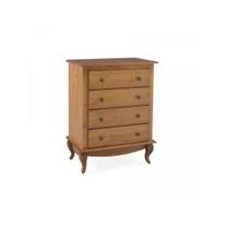 Comoda Country Clean 4 Gavetas 79cm Sem Dvd - Tommy Design