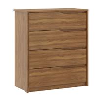 Cômoda Cristal c/ 4 Gavetas Amêndola - Bela Móveis Cômoda Cristal c/ 4 Gavetas Amêndola - Bela Móveis