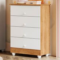 Cômoda de Bebê 100% MDF 4 Gavetas Soft Life Cômoda de Bebê 100% MDF 4 Gavetas Soft Life