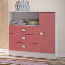 Cômoda de Bebê 3 Gavetas 1 Porta 1360 Baby