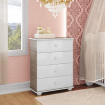 Cômoda de Bebê 4 Gavetas 2031 Baby