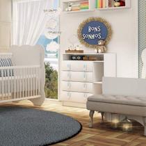 Cômoda de Bebê 4 Gavetas Baby