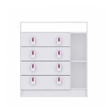 Cômoda de Bebê 4 Gavetas Baby