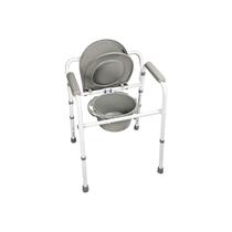 Cômoda de cabeceira dobrável Lumex 3 em 1 com assento sanitário elevado Cômoda de cabeceira dobrável Lumex 3 em 1 com assento sanitário elevado