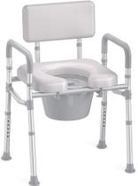 Cômoda de cabeceira HOMLAND com assento e encosto acolchoados