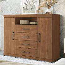 Cômoda de Madeira 4 Gavetas Santos Andirá Master Jatobá