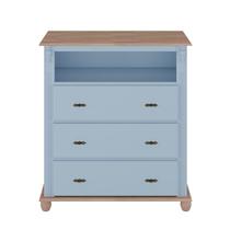 Cômoda de Madeira com 3 Gavetas e Nicho Antique - 401