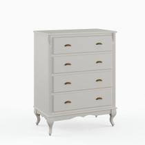 Cômoda de Madeira com 4 Gavetas Hannover - M560816