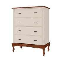 Cômoda de Madeira com 4 Gavetas Luís XV - 1030