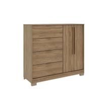 Cômoda de Quarto 1177 c/ 1 Porta e 4 Gavetas Avela - Carraro