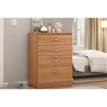 Cômoda de Quarto Astral c/ 4 Gavetas Amêndola - Demóbile Cômoda de Quarto Astral c/ 4 Gavetas Amêndola - Demóbile