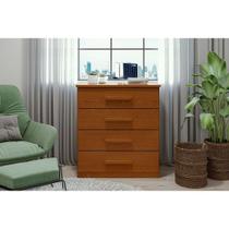 Cômoda de Quarto Baião c/ 4 Gav Frassino - Lopas