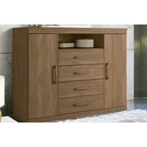 Cômoda de Quarto Master 2 Portas +1 nicho e 4 Gavetas Atacama - Santos Andirá Cômoda de Quarto Master 2 Portas +1 nicho e 4 Gavetas Atacama - Santos Andirá