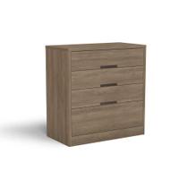 Cômoda de Quarto S824 c/ 4 Gavetas Nogueira - Kappesberg