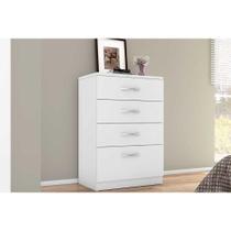Cômoda Demóbile Astral c/4 Gavetas Branco Cômoda Demóbile Astral c/4 Gavetas Branco
