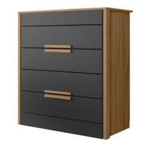 Cômoda Dhara Freijó Cinza Moval Cômoda Dhara Freijó Cinza Moval