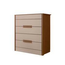 Comoda Dhara Quarto 4 Portas Carvalho com Fendi - Moval Comoda Dhara Quarto 4 Portas Carvalho com Fendi - Moval