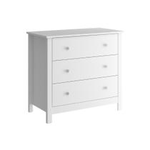Cômoda Ditália 3 Gavetas Dm-219 Branco Cômoda Ditália 3 Gavetas Dm-219 Branco
