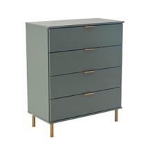 Cômoda Ditália 4 Gavetas DM-242 Verde Oliva Cozy
