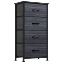 Cômoda DWVO com 4 Gavetas de Tecido e Estrutura de Aço Cômoda DWVO com 4 Gavetas de Tecido e Estrutura de Aço