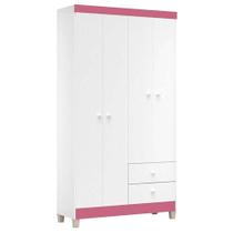 Cômoda E Guarda Roupa 4 Portas Ternura Baby Branco Incorplac Cômoda E Guarda Roupa 4 Portas Ternura Baby Branco Incorplac