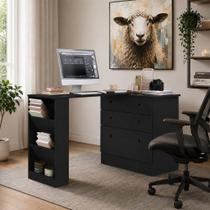 Cômoda e Mesa de Escritório Retrátil Zoe Com 3 Gavetas - Loja Sheep Cômoda e Mesa de Escritório Retrátil Zoe Com 3 Gavetas - Loja Sheep