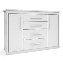 Cômoda Elegance 2 PT 4 GV Branca Cômoda Elegance 2 PT 4 GV Branca