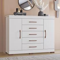 Comoda Elegance Tuboarte 5 gavetas e 2 portas 100% em MDF