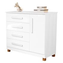 Cômoda Elegante E Moderna Com Gaveta Em Mdf