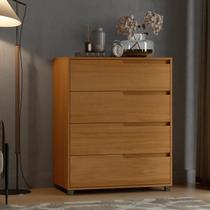 Cômoda em Mdf com 4 Gavetas 80cm X 104cm X 45cm Monet Cômoda em Mdf com 4 Gavetas 80cm X 104cm X 45cm Monet