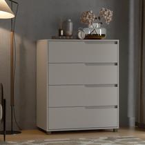 Cômoda em Mdf com 4 Gavetas 80cm X 104cm X 45cm Monet