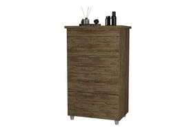 Comoda Emas 5 gavetas sendo 1 com chave Amendoa Wood Luxo Móveis Primus Comoda Emas 5 gavetas sendo 1 com chave Amendoa Wood Luxo Móveis Primus