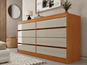 Comoda Espanha 8 Gavetas Tcil Cinamomo Off Comoda Espanha 8 Gavetas Tcil Cinamomo Off