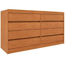 Cômoda Espanha 8 Gavetas Tcil Cor Cinamomo Cômoda Espanha 8 Gavetas Tcil Cor Cinamomo